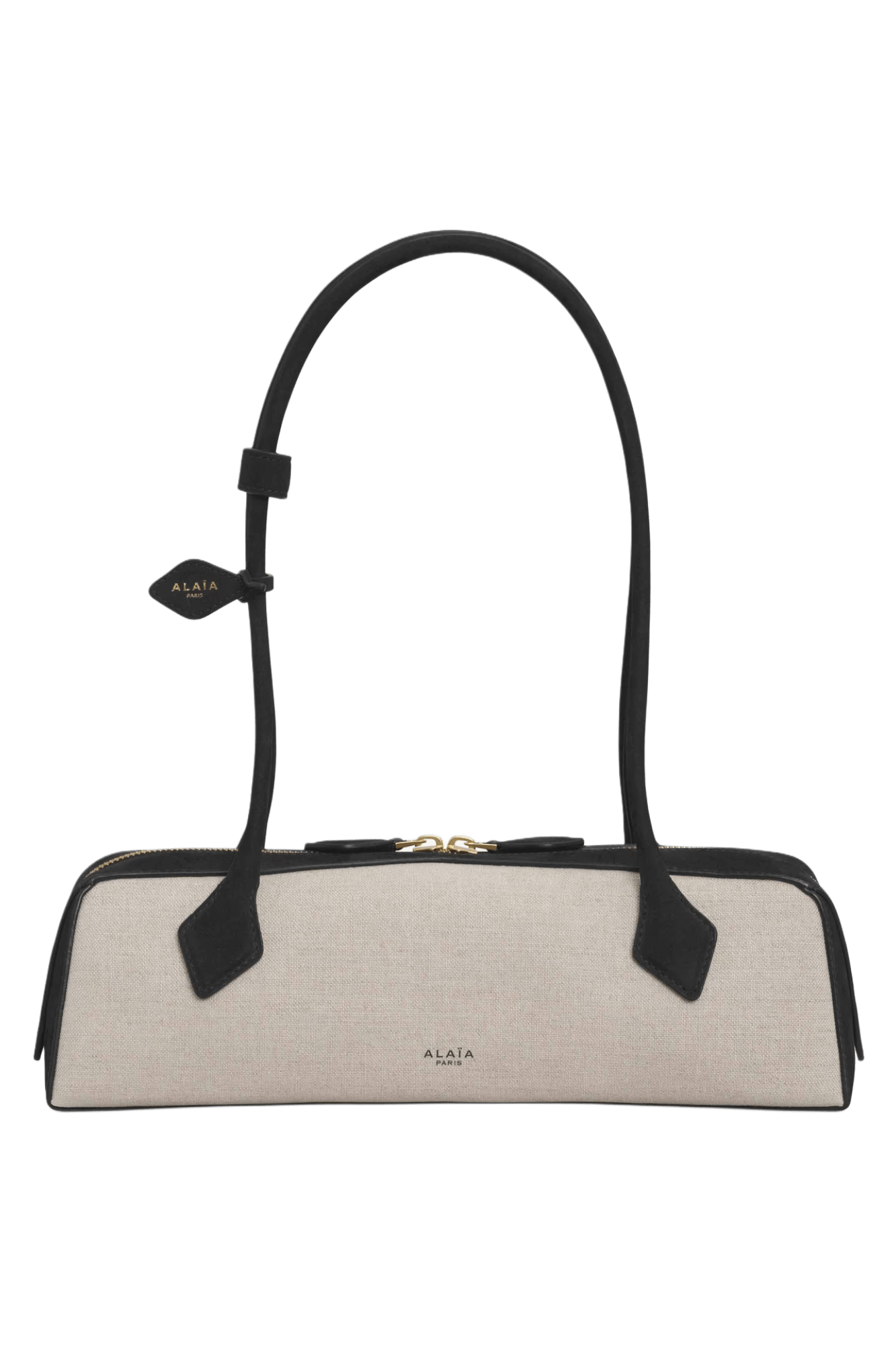 Alaia Le Teckel Medium Bag in Canvas and Nubuck