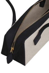 Alaia Le Teckel Medium Bag in Canvas and Nubuck