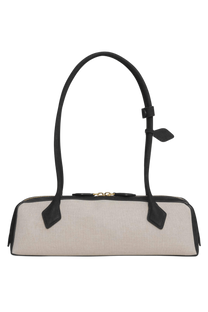 Alaia Le Teckel Medium Bag in Canvas and Nubuck