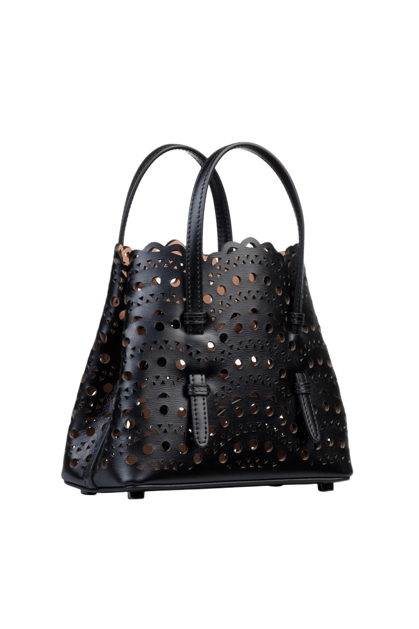 Alaia Mina 16 Bag In Vienne Wave Calfskin