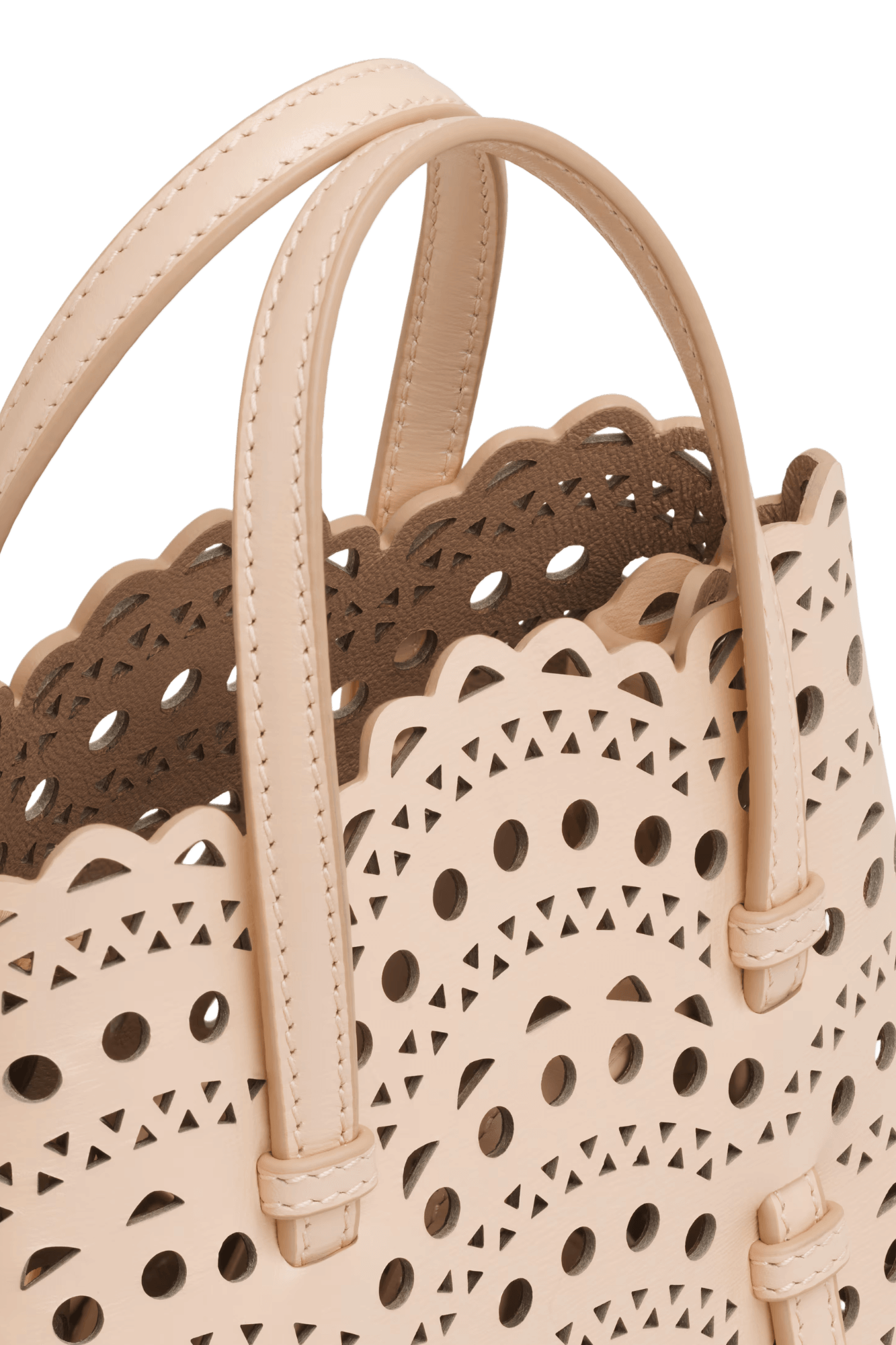 Alaia Mina 16 Bag In Vienne Wave Calfskin