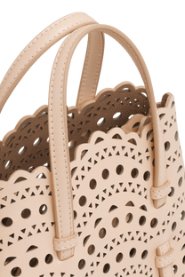Alaia Mina 16 Bag In Vienne Wave Calfskin
