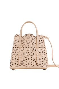 Alaia Mina 16 Bag In Vienne Wave Calfskin