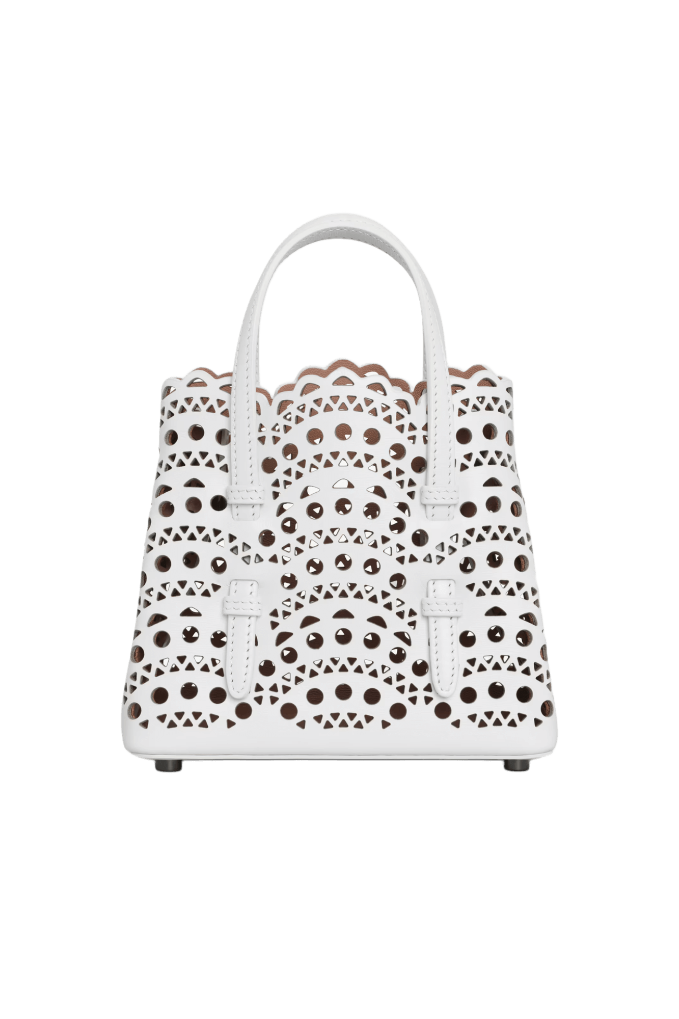 Alaia Mina 16 Bag In Vienne Wave Calfskin
