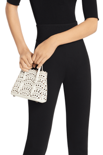 Alaia Mina 16 Bag In Vienne Wave Calfskin