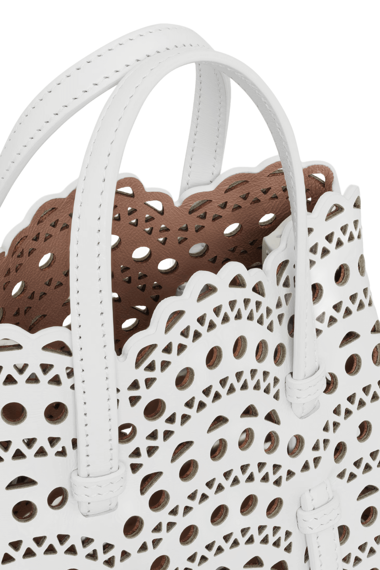 Alaia Mina 16 Bag In Vienne Wave Calfskin