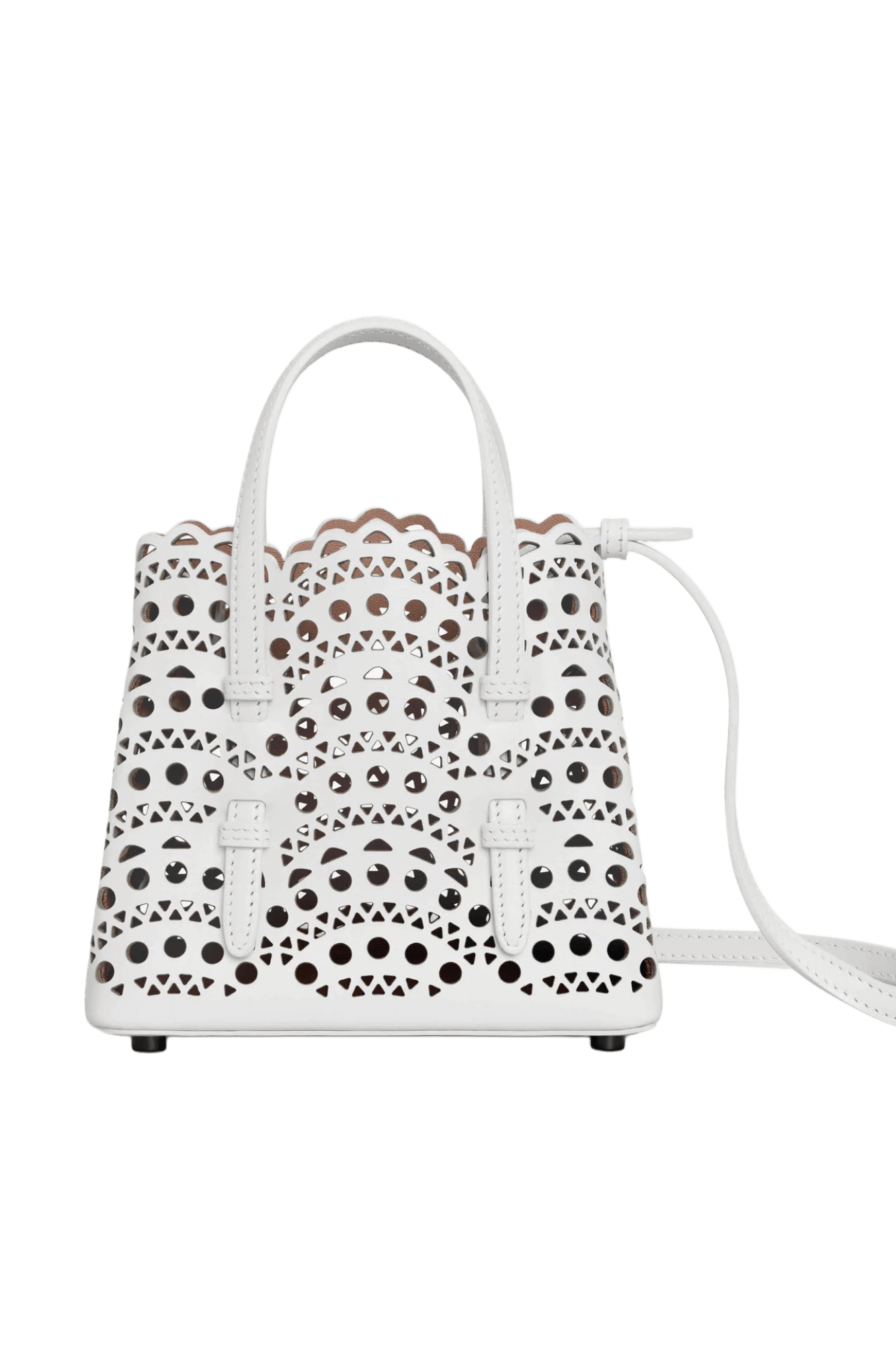 Alaia Mina 16 Bag In Vienne Wave Calfskin