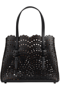 Alaia Mina 25 Bag In Vienne Wave Calfskin