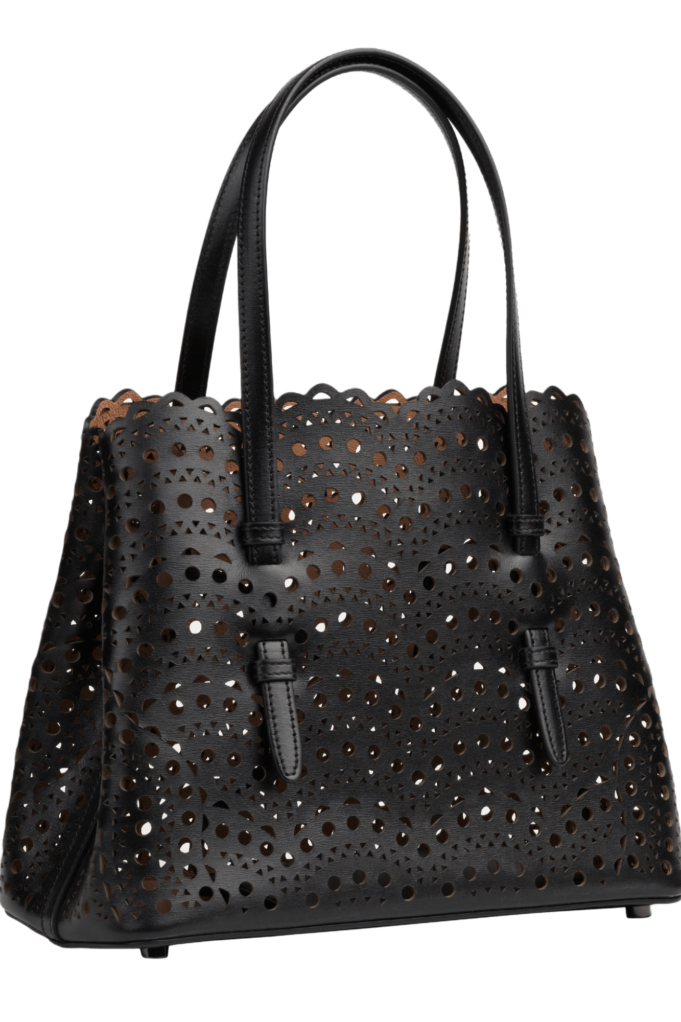 Alaia Mina 25 Bag In Vienne Wave Calfskin