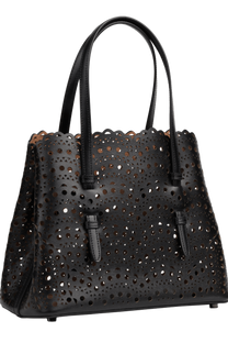 Alaia Mina 25 Bag In Vienne Wave Calfskin