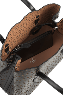 Alaia Mina 25 Bag In Vienne Wave Calfskin