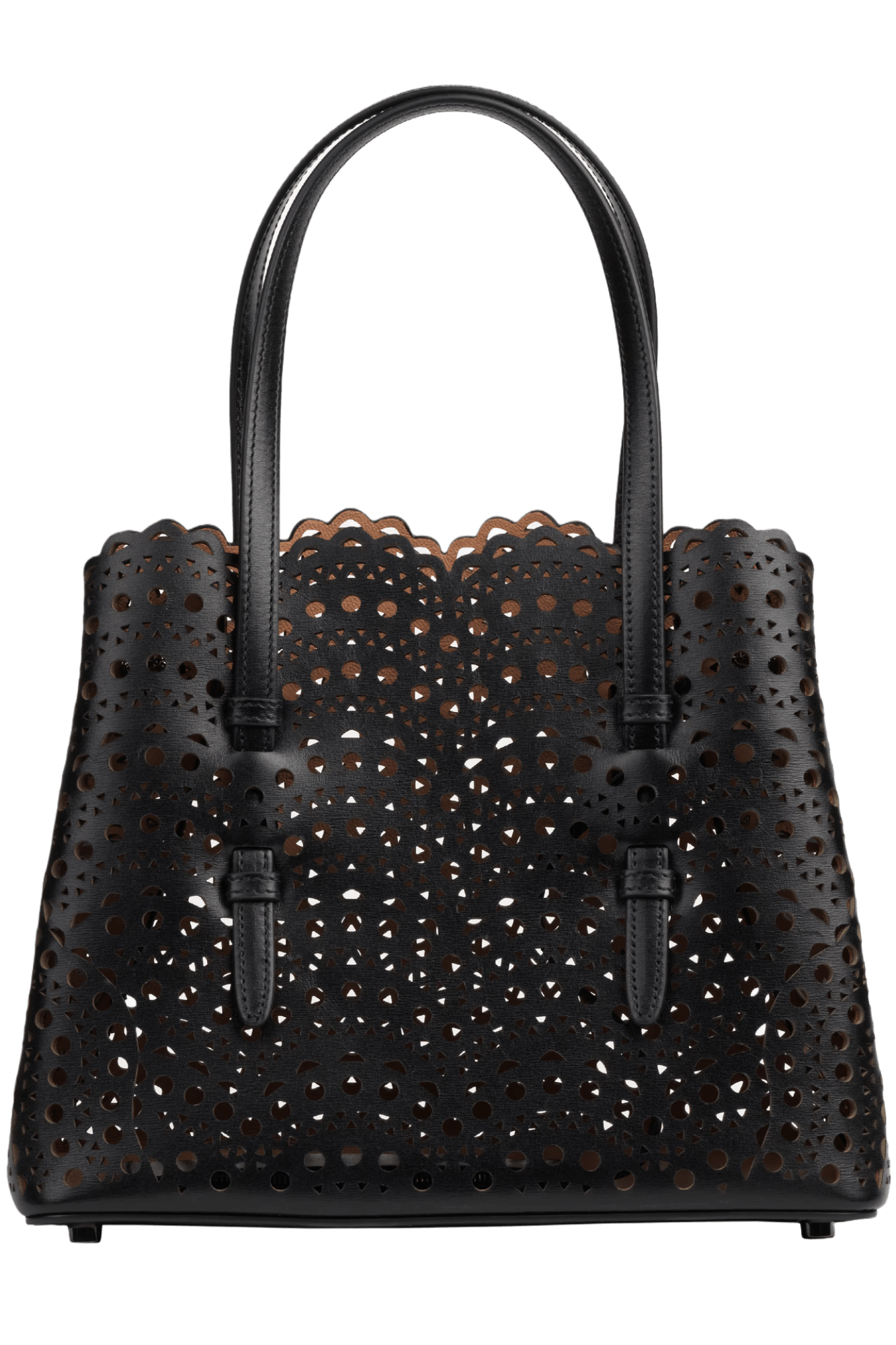 Alaia Mina 25 Bag In Vienne Wave Calfskin