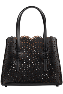 Alaia Mina 25 Bag In Vienne Wave Calfskin