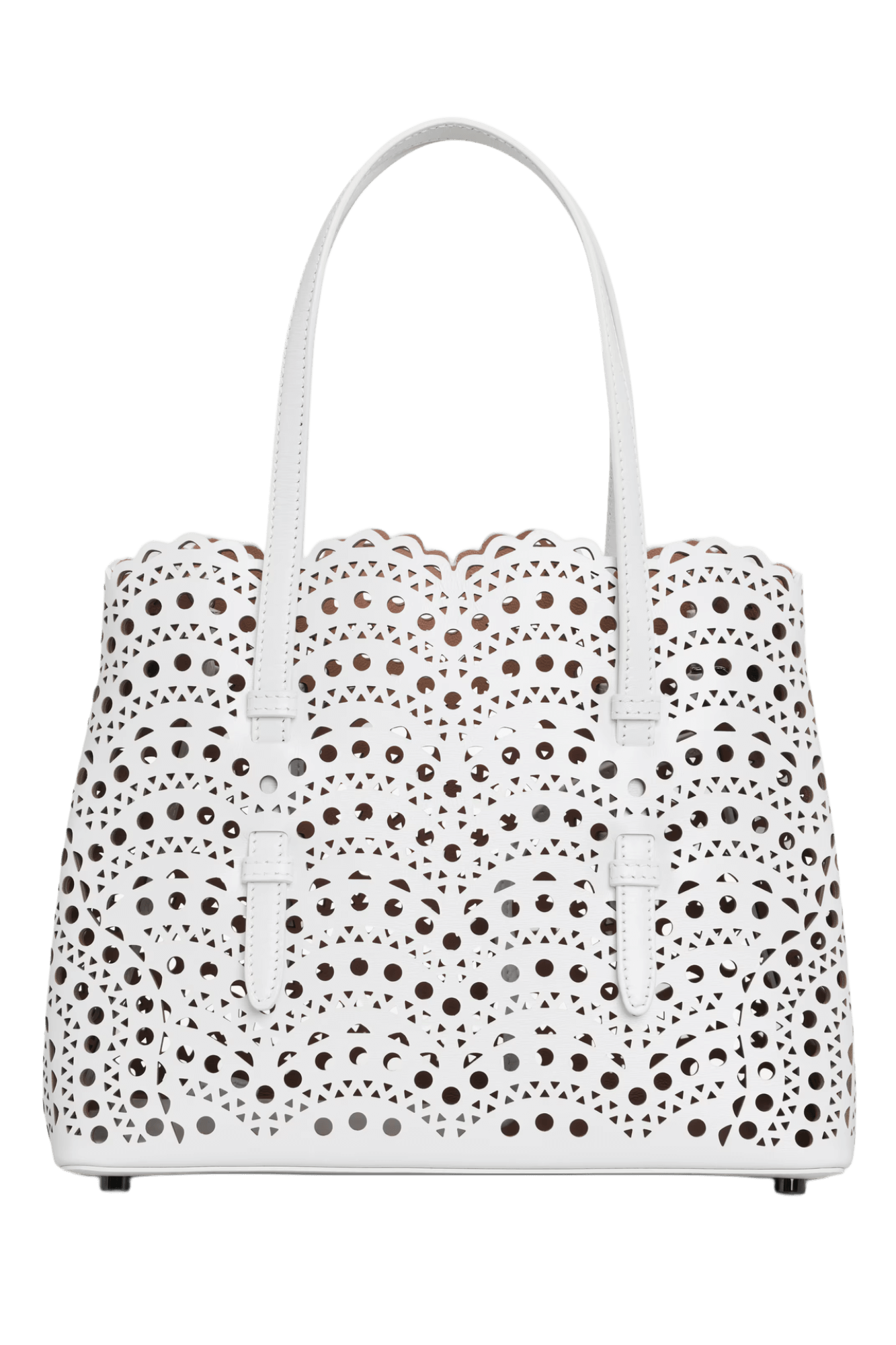 Alaia Mina 25 Bag In Vienne Wave Calfskin