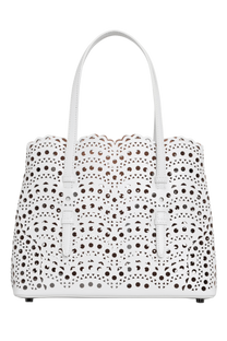 Alaia Mina 25 Bag In Vienne Wave Calfskin