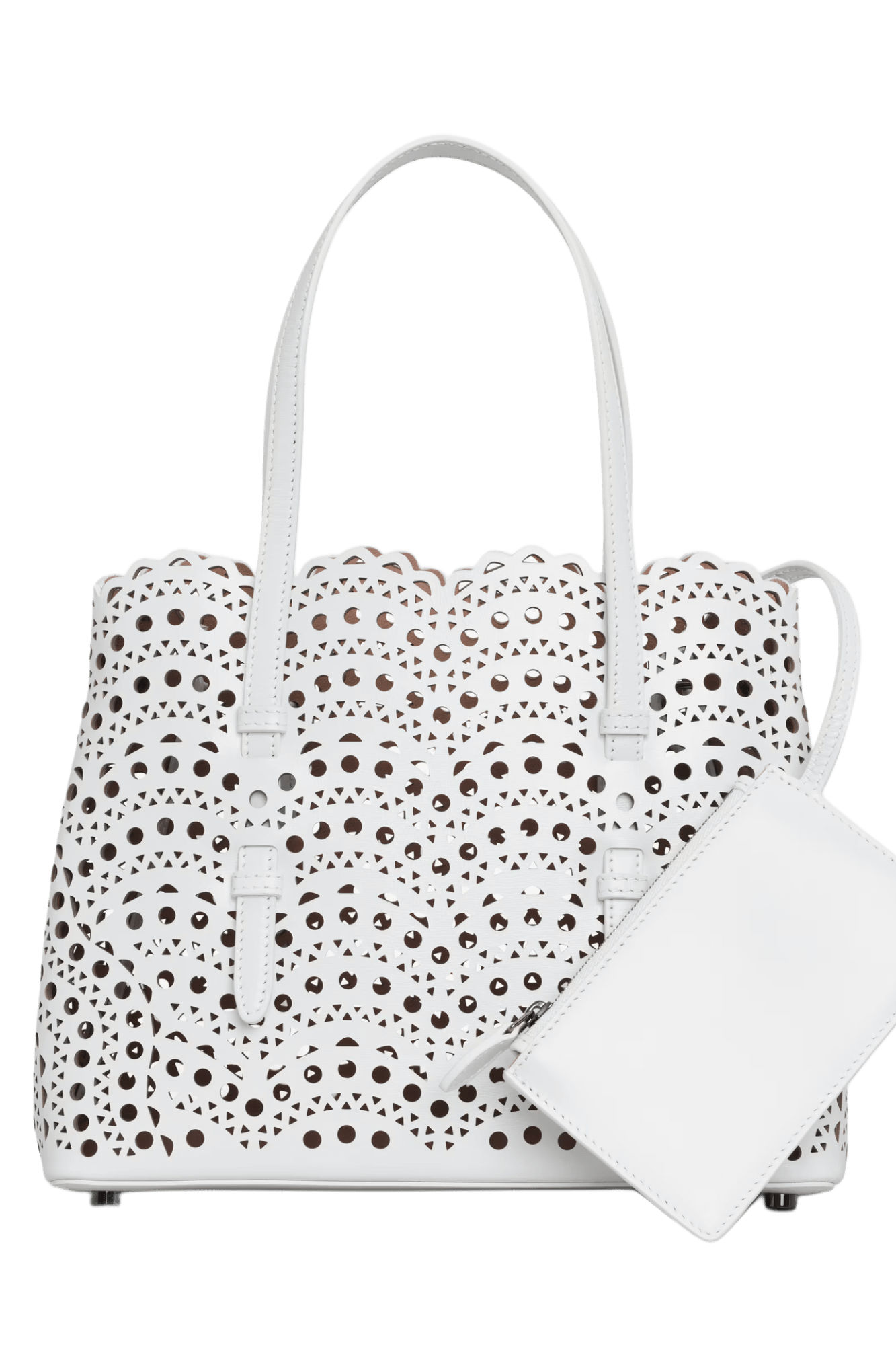 Alaia Mina 25 Bag In Vienne Wave Calfskin