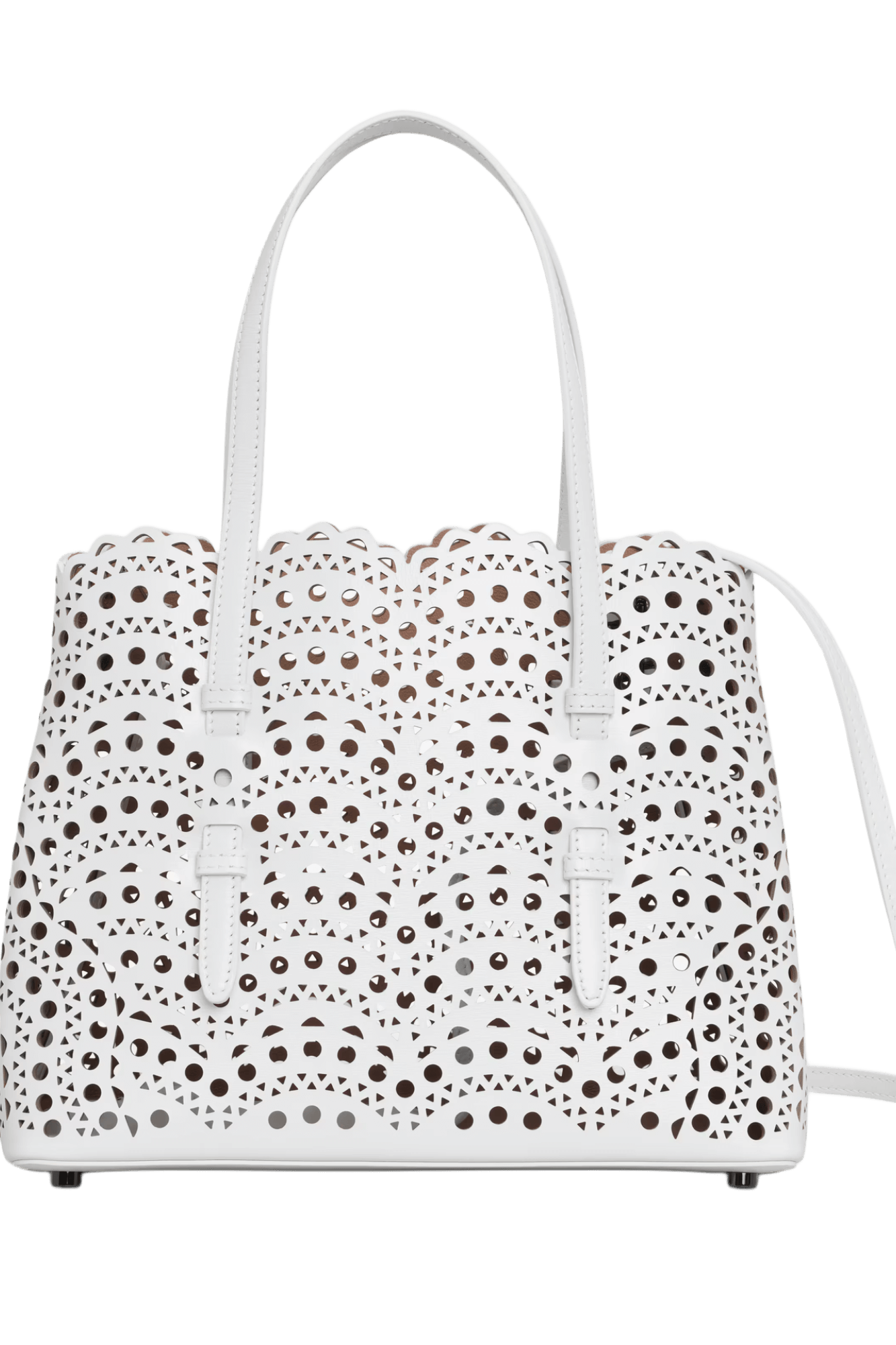 Alaia Mina 25 Bag In Vienne Wave Calfskin