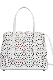 Alaia Mina 25 Bag In Vienne Wave Calfskin