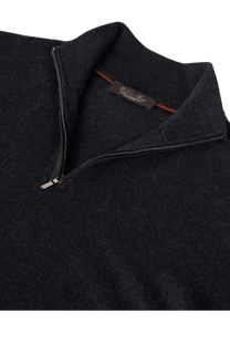 <tc>Loro Piana</tc> Chaqueta clásica de media cremallera para hombre
