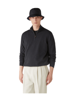 <tc>Loro Piana</tc> Chaqueta clásica de media cremallera para hombre