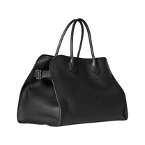The Row Soft Margaux 17 Bag in Leather