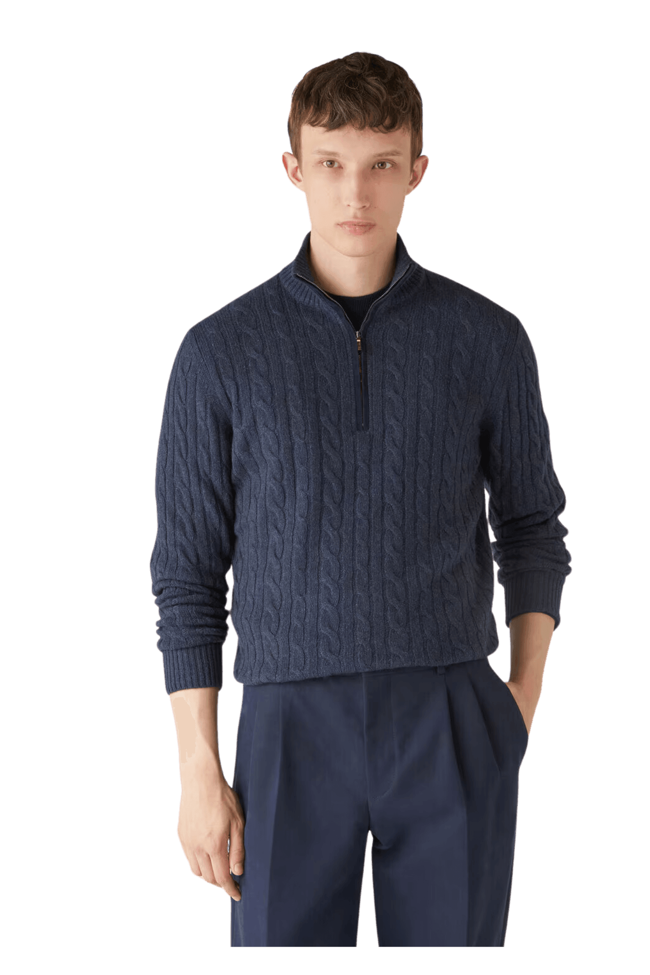 <tc>Loro Piana</tc> Jersey Treccia para hombre
