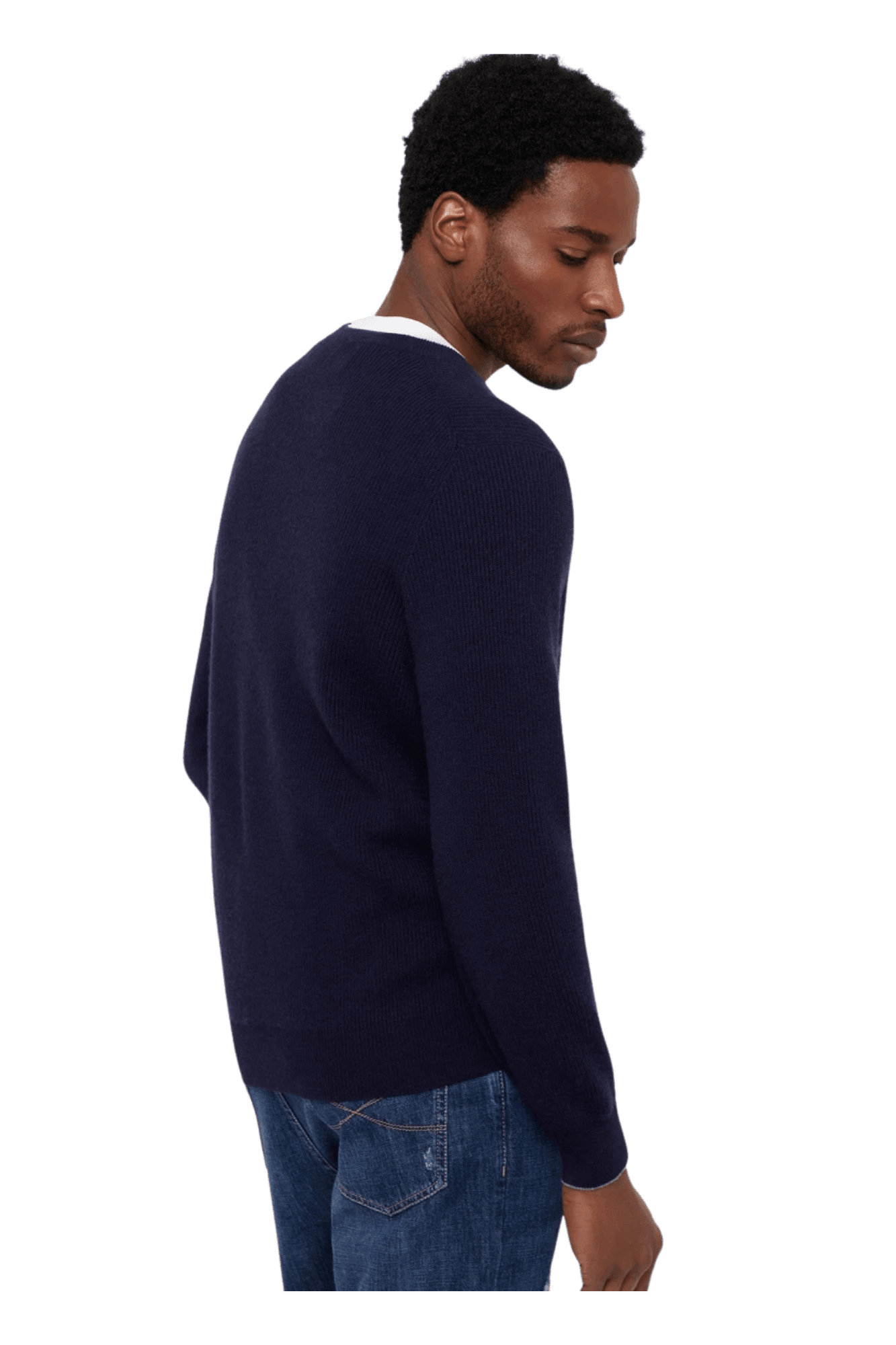 <tc>Brunello Cucinelli</tc> 男士羊絨英式羅紋毛衣