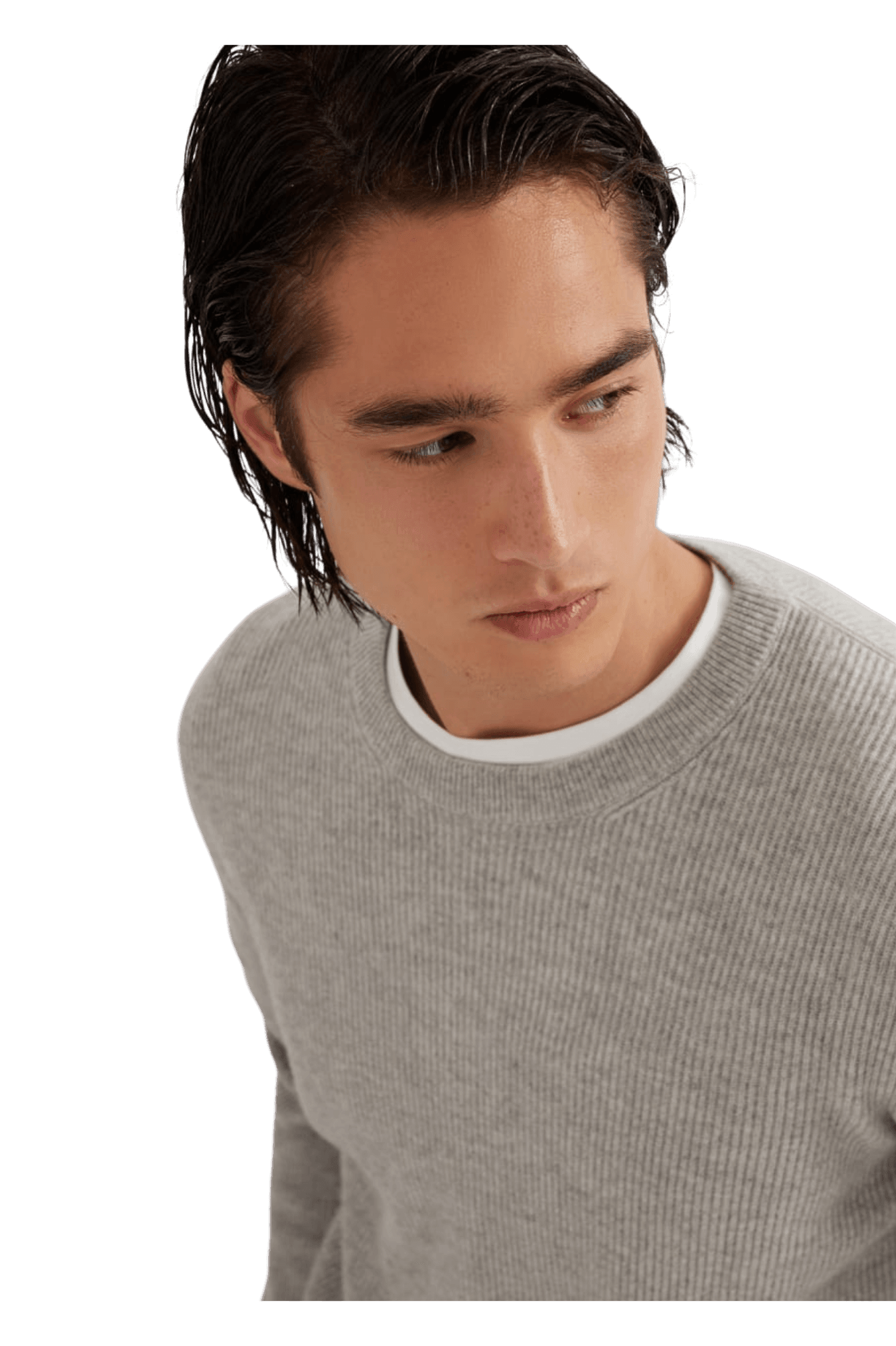 <tc>Brunello Cucinelli</tc> 男士羊絨英式羅紋毛衣