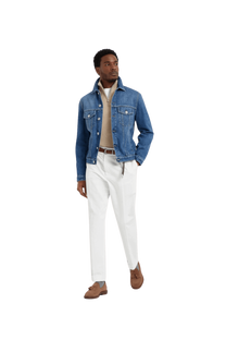 <tc>Brunello Cucinelli</tc> 男士拉鍊羊絨高領毛衣
