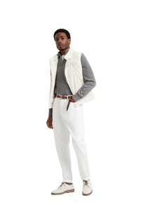 <tc>Brunello Cucinelli</tc> 男士拉鍊羊絨高領毛衣