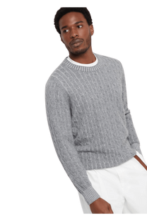 <tc>Brunello Cucinelli</tc> 男士 Vanisé 羊絨針織毛衣