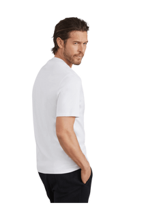 <tc>Brunello Cucinelli</tc> 男士棉質平紋針織圓領T卹，附徽標