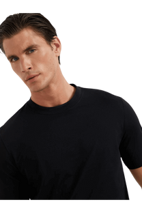 <tc>Brunello Cucinelli</tc> 男士棉質平紋針織圓領T卹