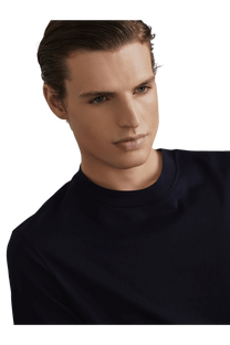 <tc>Brunello Cucinelli</tc> 男士棉質平紋針織圓領T卹