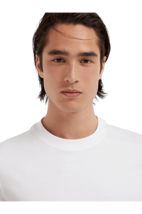 <tc>Brunello Cucinelli</tc> 男士棉質平紋針織圓領T卹