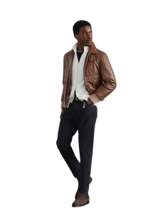 <tc>Brunello Cucinelli</tc> 男士絲綢和棉質輕質針織圓領 T 卹