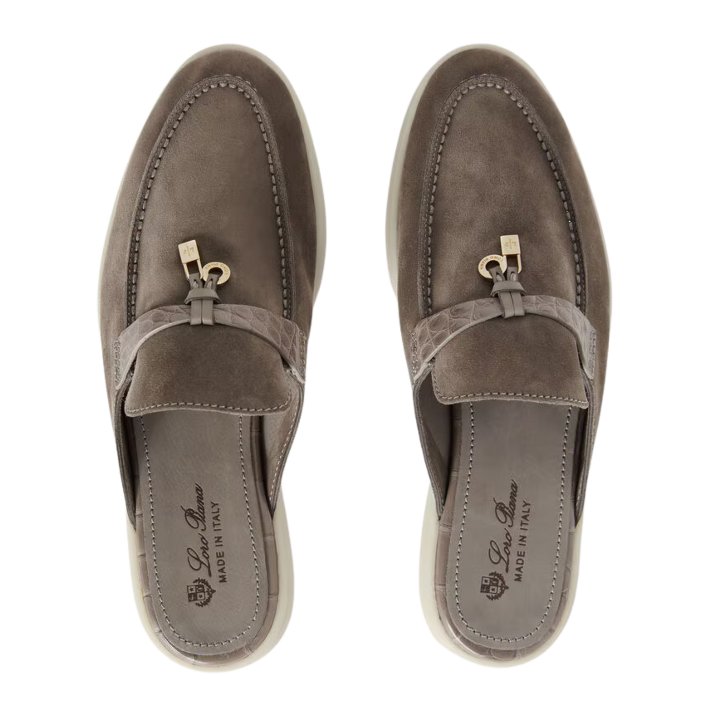 <tc>Loro Piana</tc> Mocasines Babouche Charms Walk para mujer