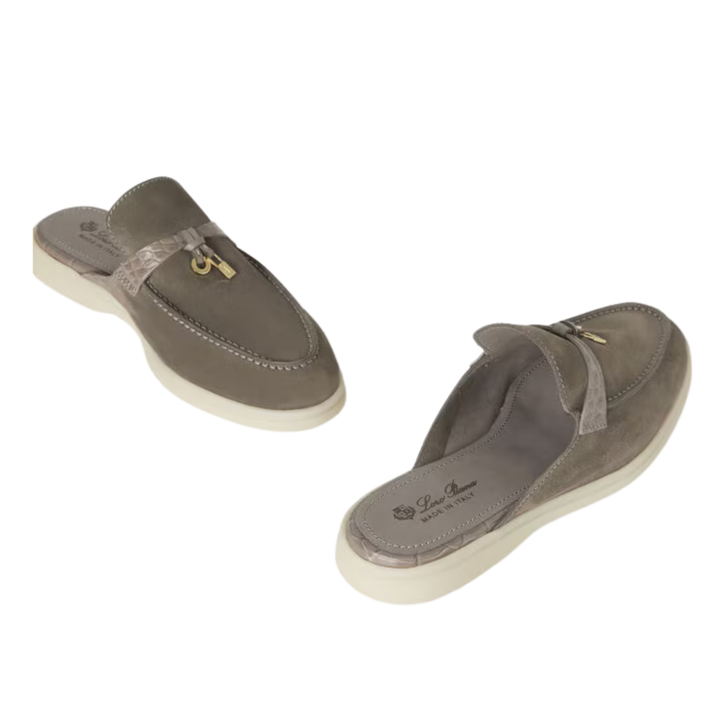 <tc>Loro Piana</tc> Mocasines Babouche Charms Walk para mujer