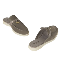 <tc>Loro Piana</tc> Mocasines Babouche Charms Walk para mujer