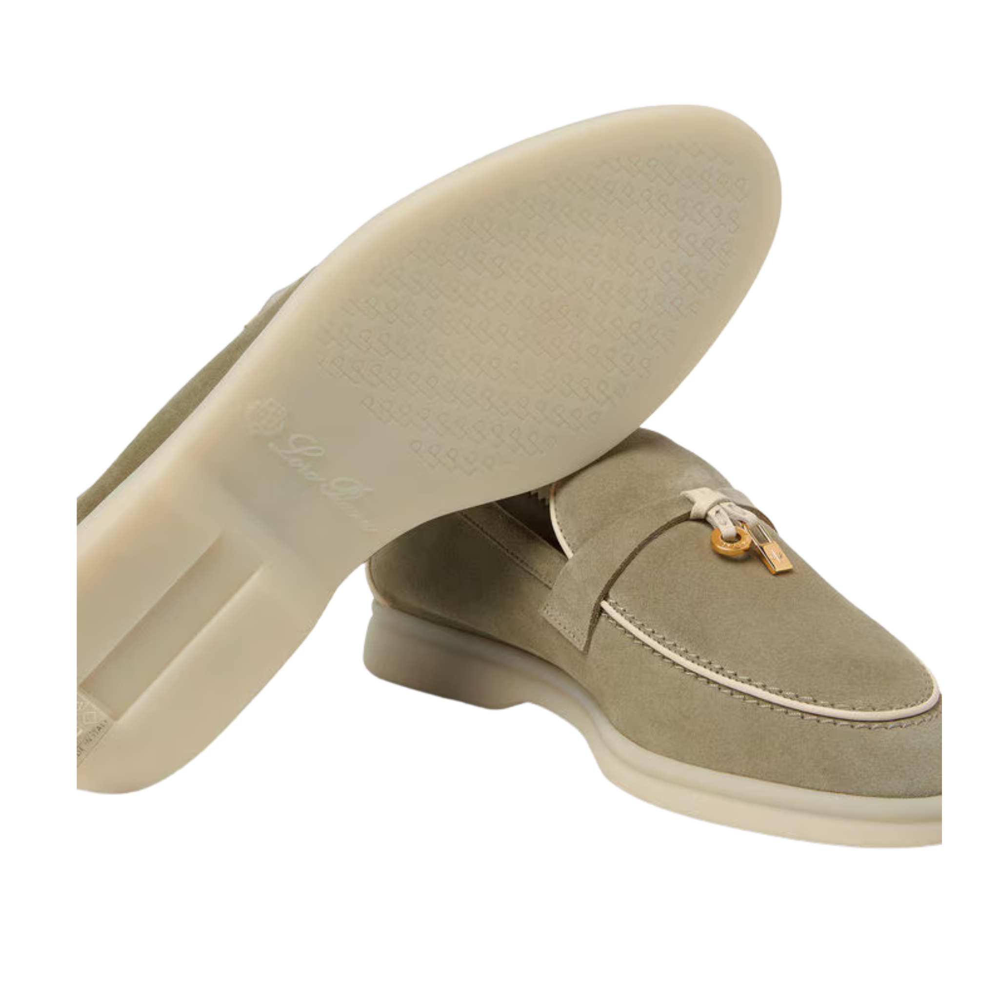 <tc>Loro Piana</tc> 女士夏季 Charms Walk 樂福鞋（絨面革）