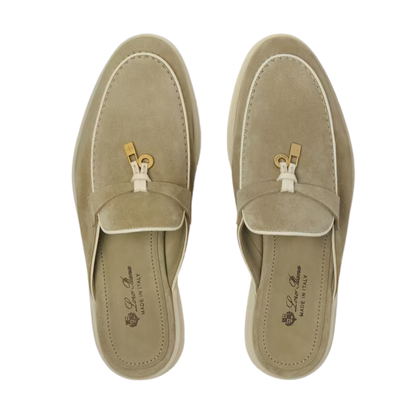 <tc>Loro Piana</tc> Mocasines Babouche Charms Walk para mujer