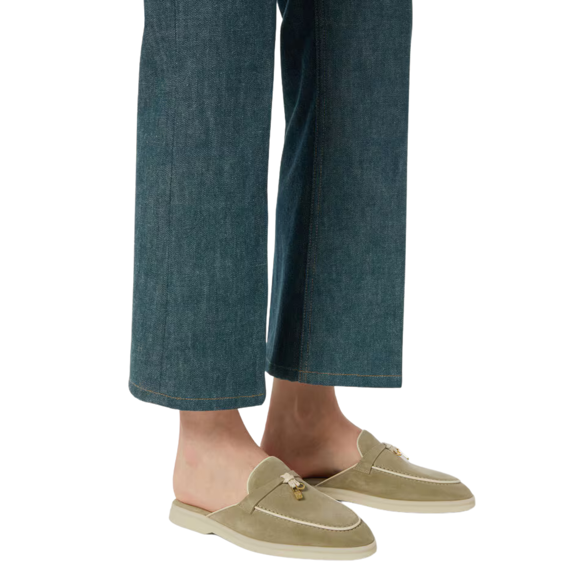 <tc>Loro Piana</tc> Charms Walk Babouche 女士樂福鞋