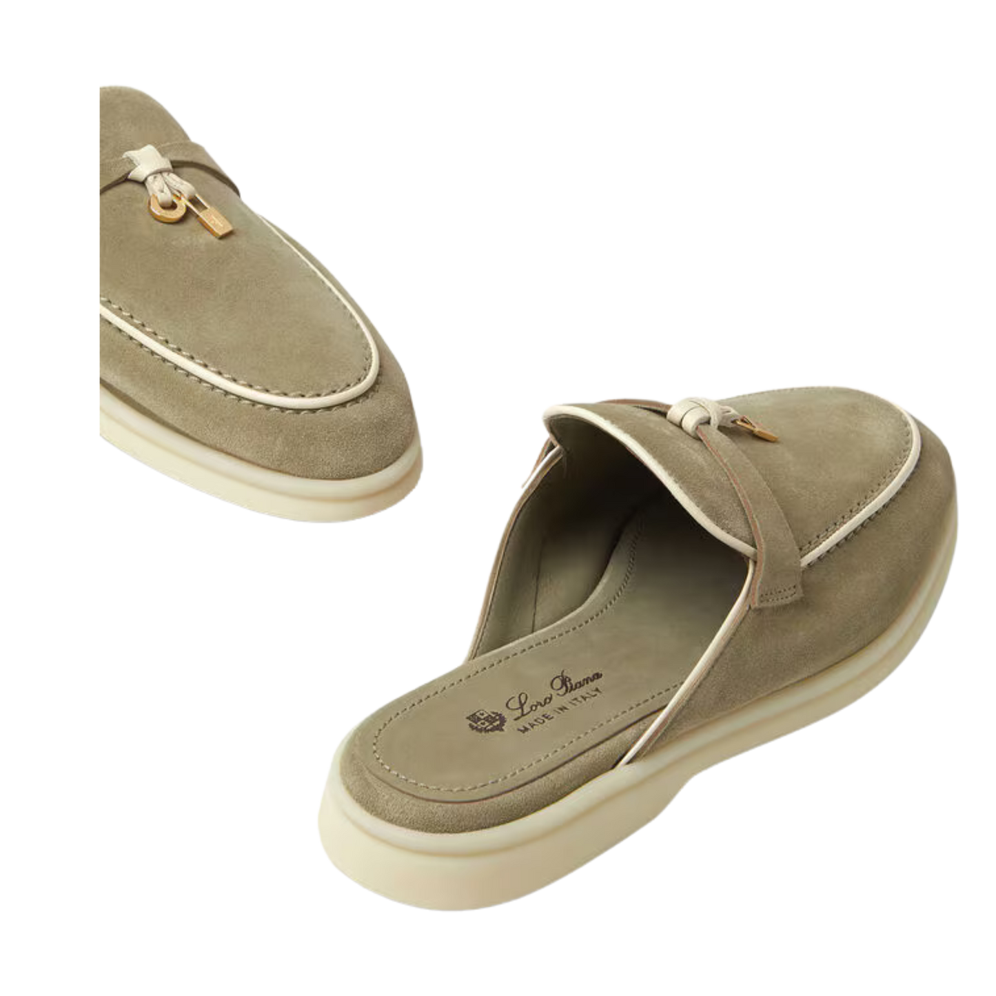 <tc>Loro Piana</tc> Mocasines Babouche Charms Walk para mujer