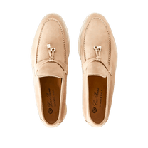 <tc>Loro Piana</tc> Mocasines Summer Charms Walk para mujer (gamuza)