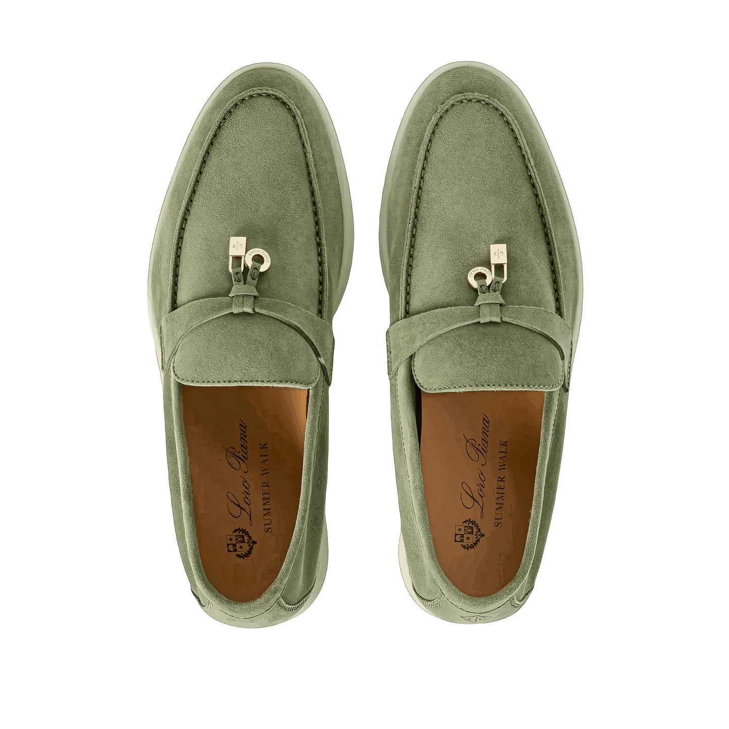 <tc>Loro Piana</tc> Mocasines Summer Charms Walk para mujer (gamuza)
