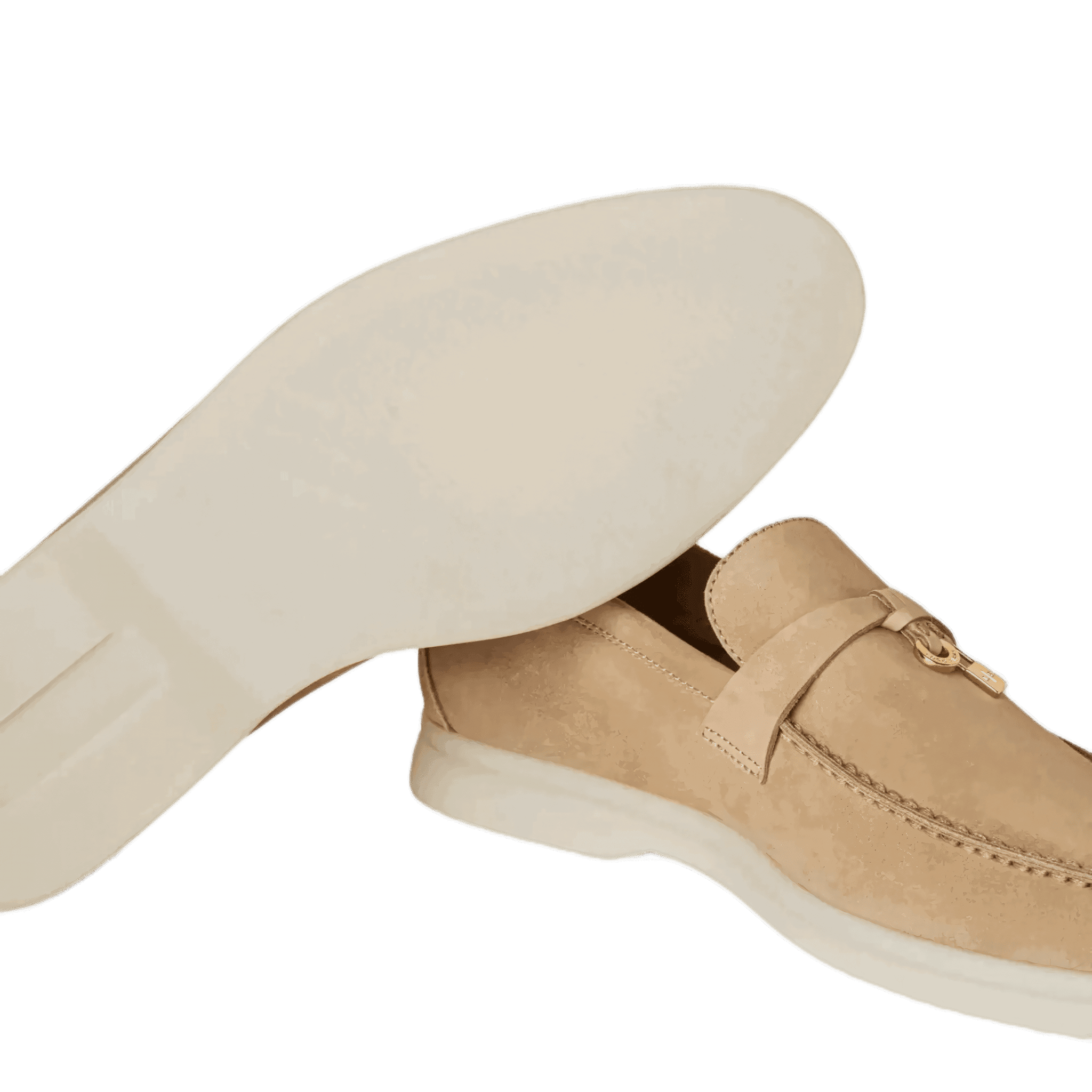 <tc>Loro Piana</tc> 女士夏季 Charms Walk 樂福鞋（絨面革）
