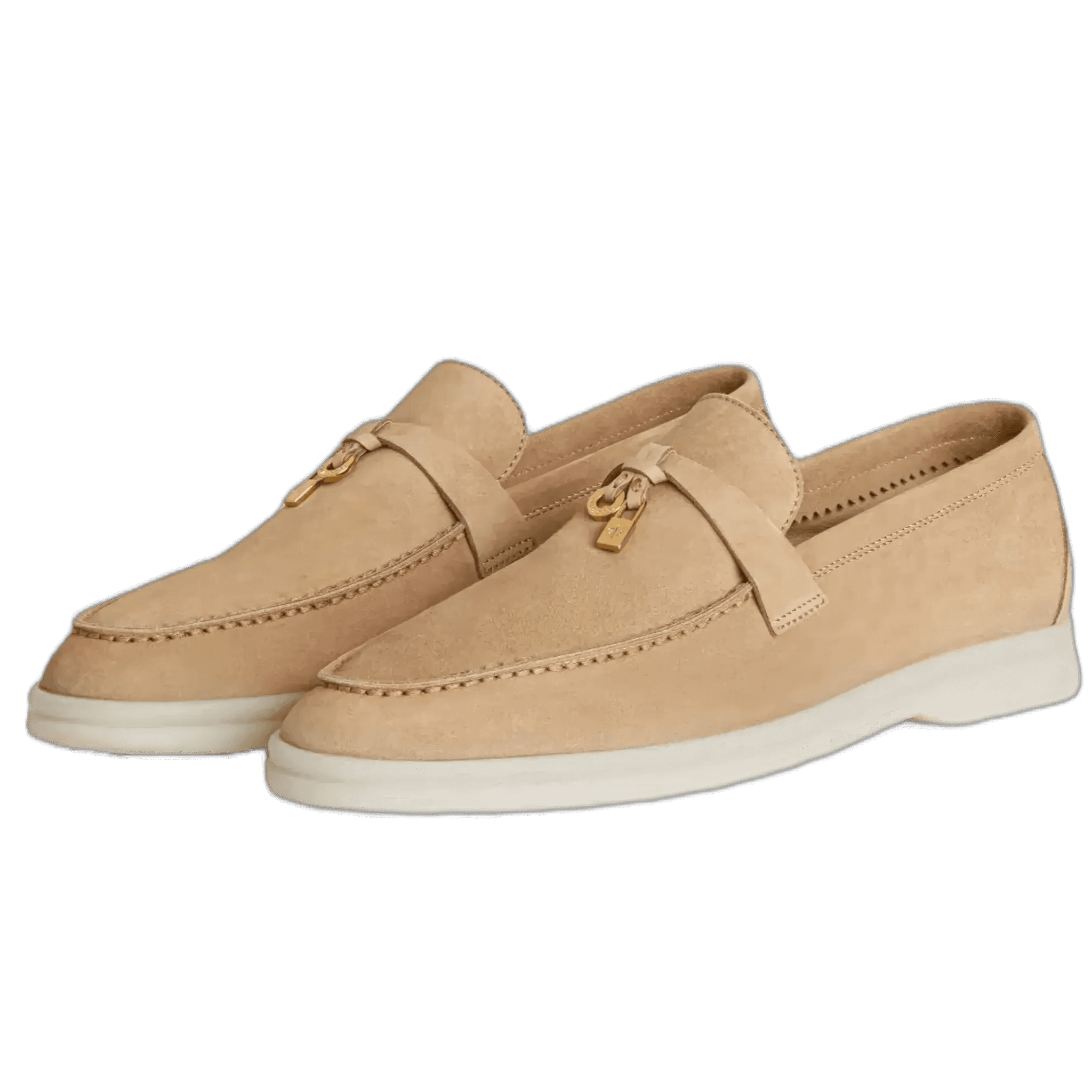 <tc>Loro Piana</tc> 女士夏季 Charms Walk 樂福鞋（絨面革）