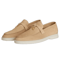 <tc>Loro Piana</tc> Mocasines Summer Charms Walk para mujer (gamuza)