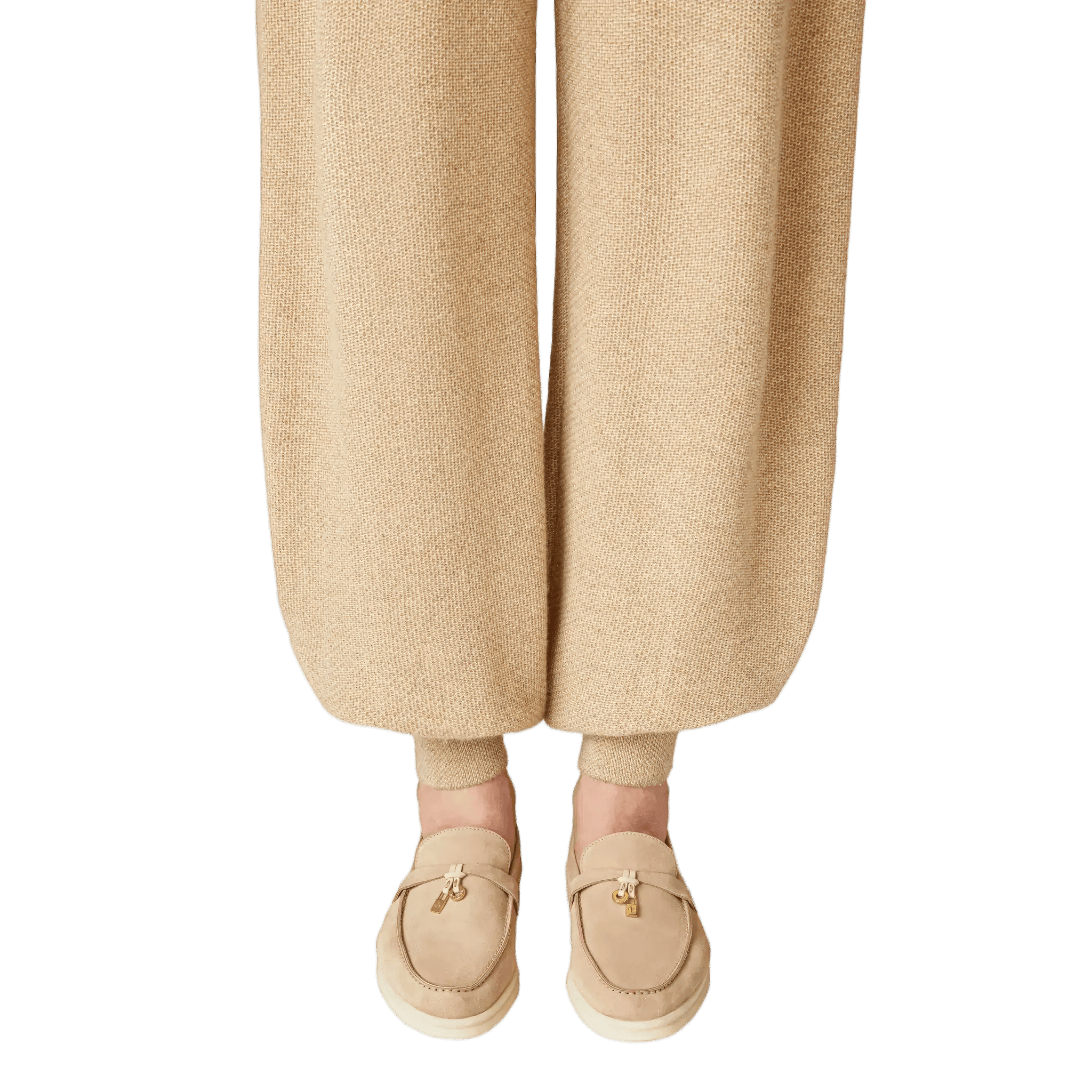 <tc>Loro Piana</tc> 女士夏季 Charms Walk 樂福鞋（絨面革）