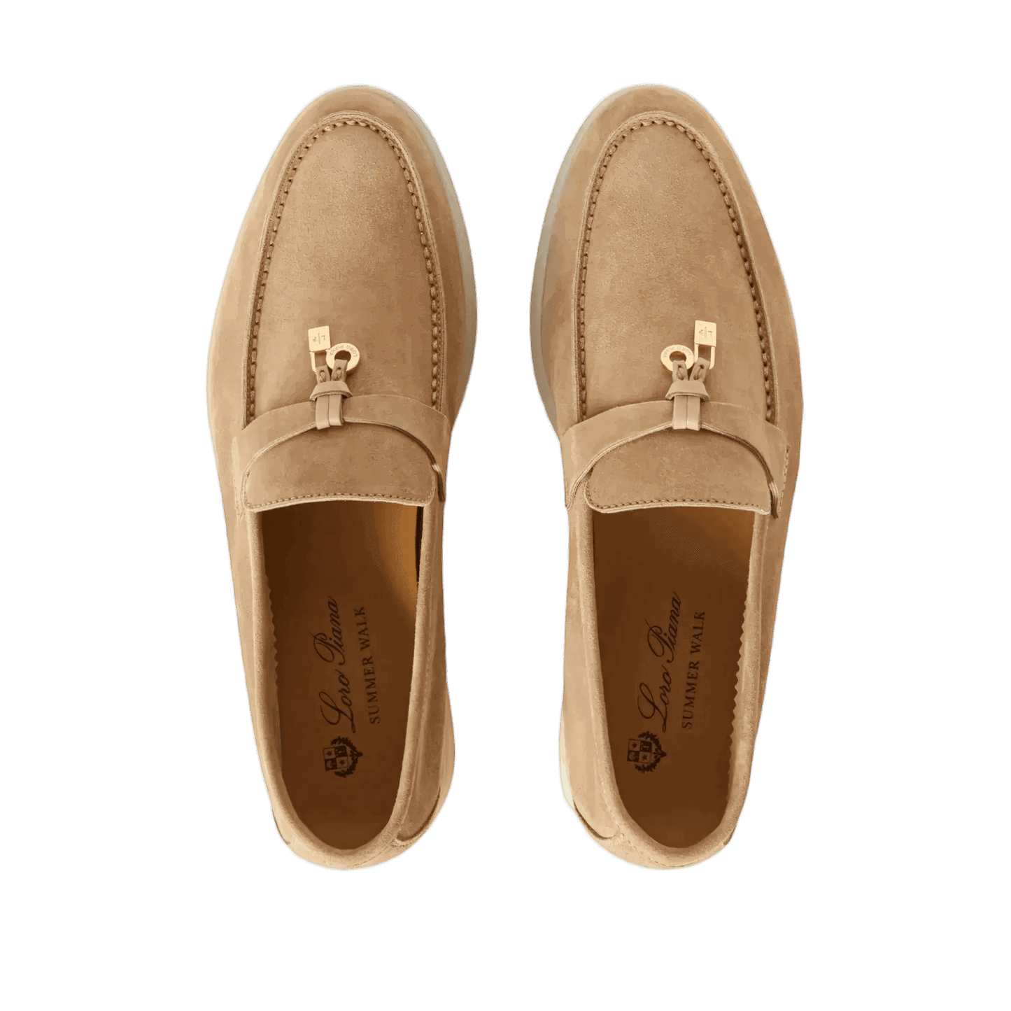 <tc>Loro Piana</tc> Mocasines Summer Charms Walk para mujer (gamuza)